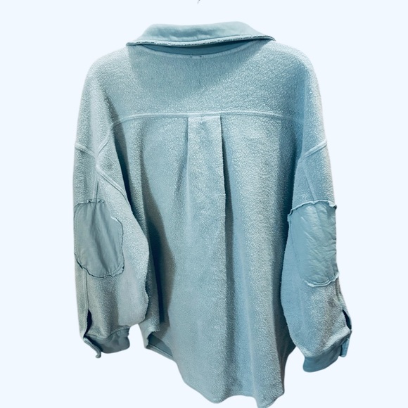 Free People Ruby Brushed Cotton-Blend Jacket in Mountain Jubilee Size S. NWT - Picture 7 of 13